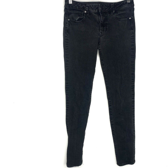 American Eagle Outfitters Denim - American Eagle 360 Skinny Jeans Black Stretch